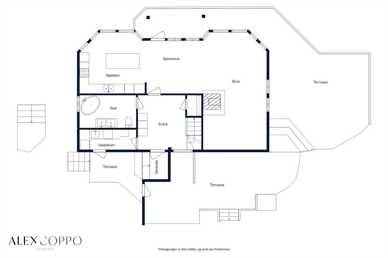 Plantegning 2.etg Galleribilde