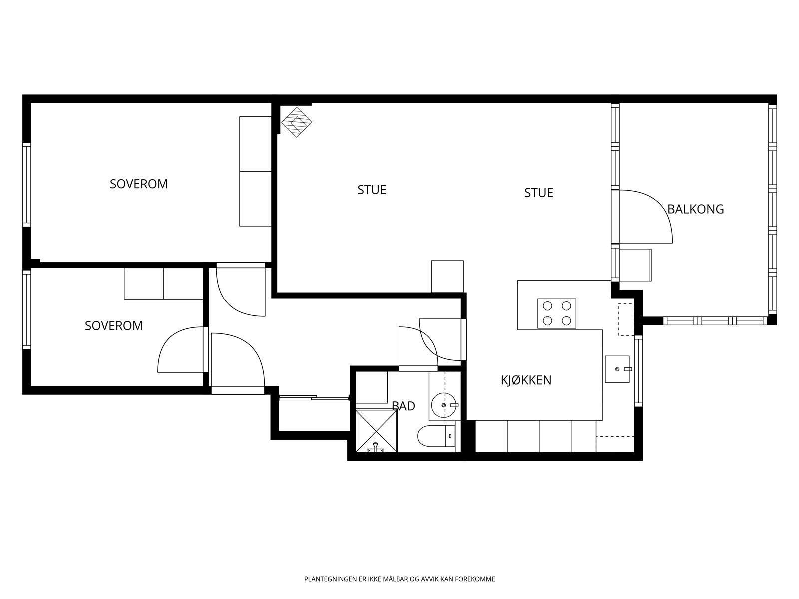Plantegning Galleribilde