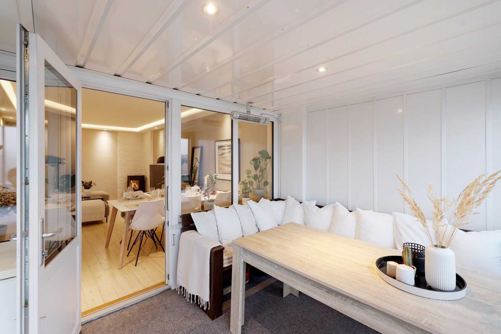 Balkong sett inn mot stue Galleribilde