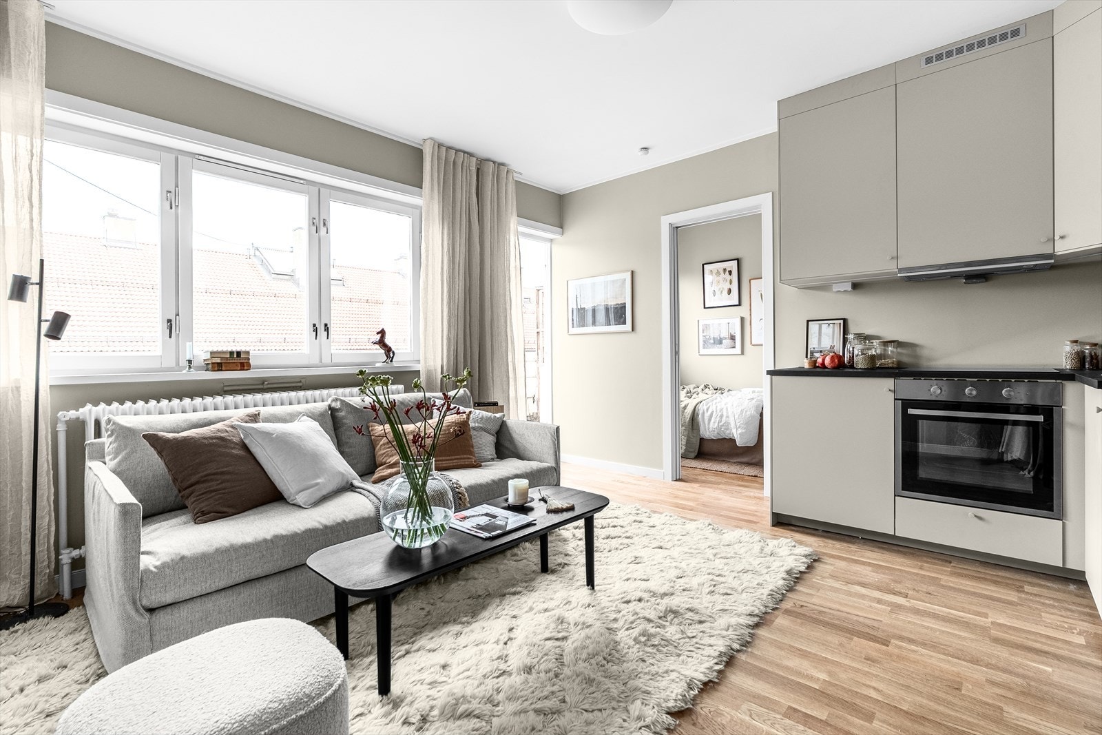 En innbydende og moderne 2-roms leilighet med attraktiv beliggenhet på Bislett. Galleribilde