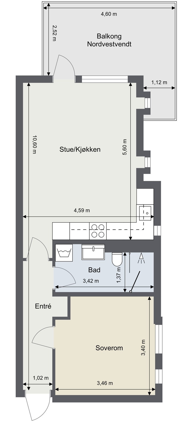 Plantegning Galleribilde