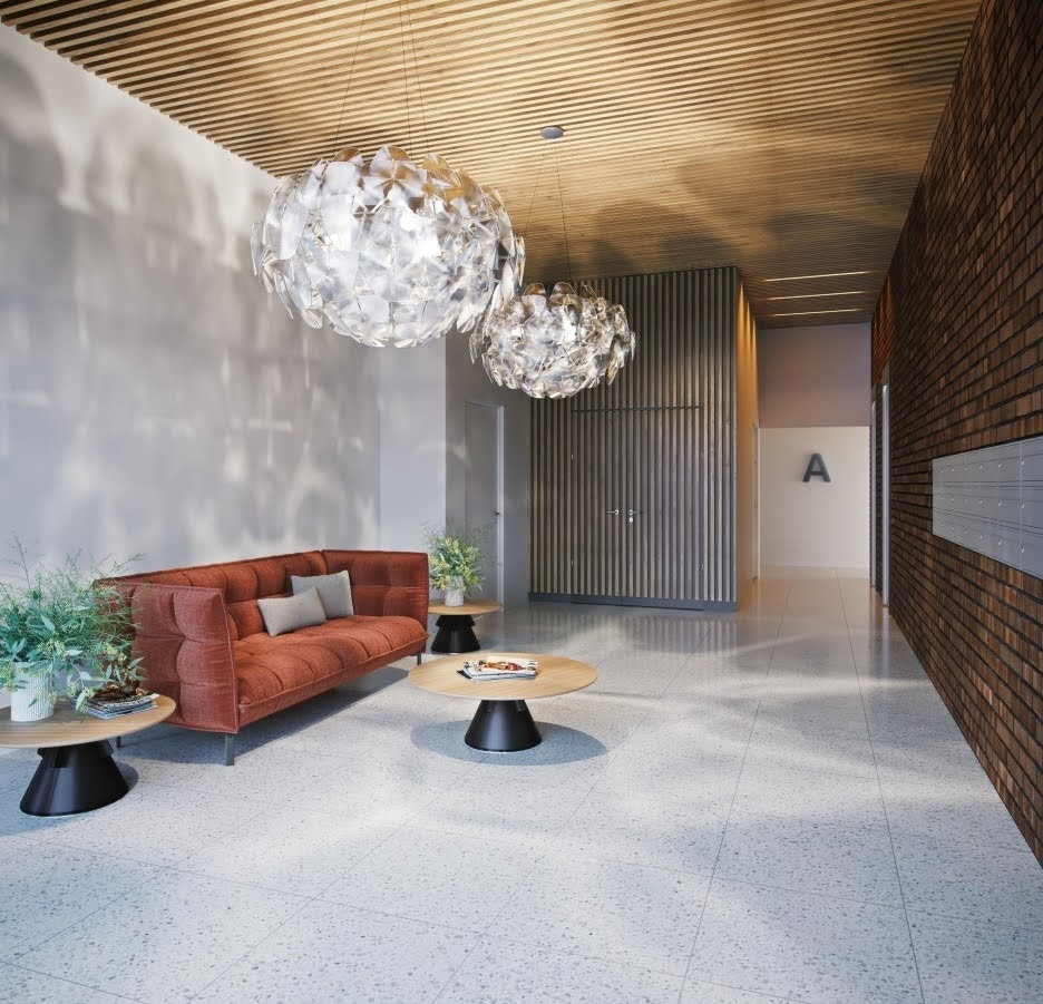 Lekkert inngangsparti i Tårnhus 1 Galleribilde