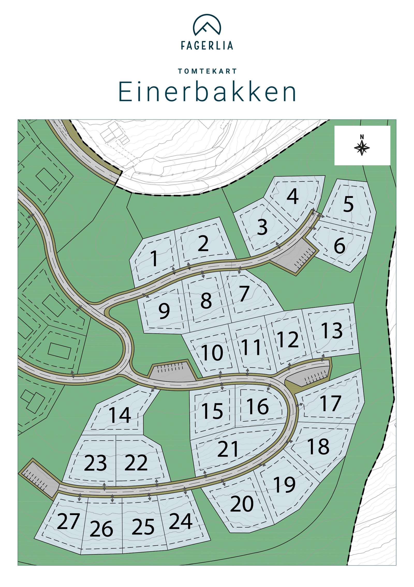 Tomtekart Einerbakken Galleribilde