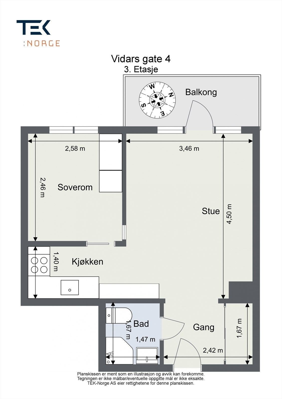 Plantegning Galleribilde