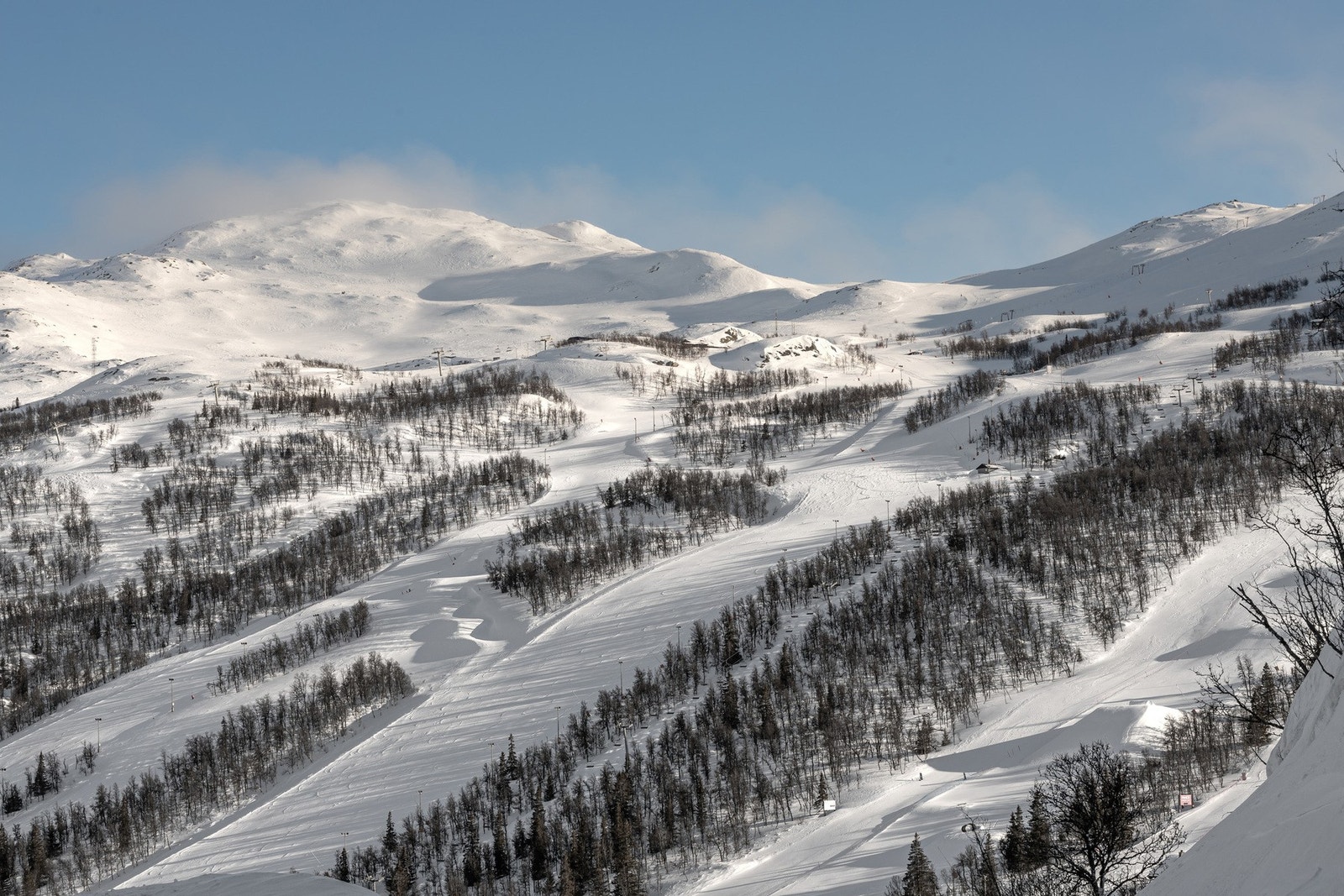 Vinteren er her og fra leilgheten er det ski inn/ut til "Skandinavias Alper"! Galleribilde