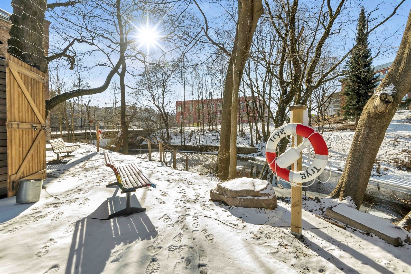 De flotte grøntområdene langs Akerselva er ideelle for tur- og rekreasjonsmuligheter. Galleribilde