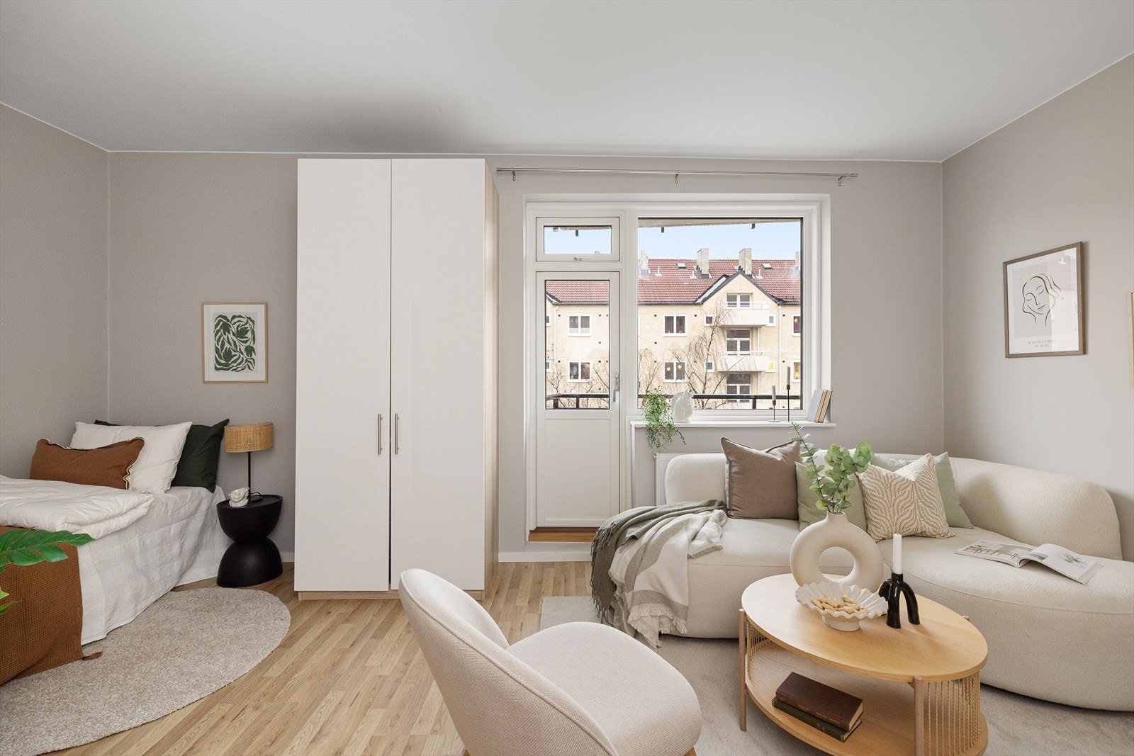 Lys og hyggelig stue. Galleribilde