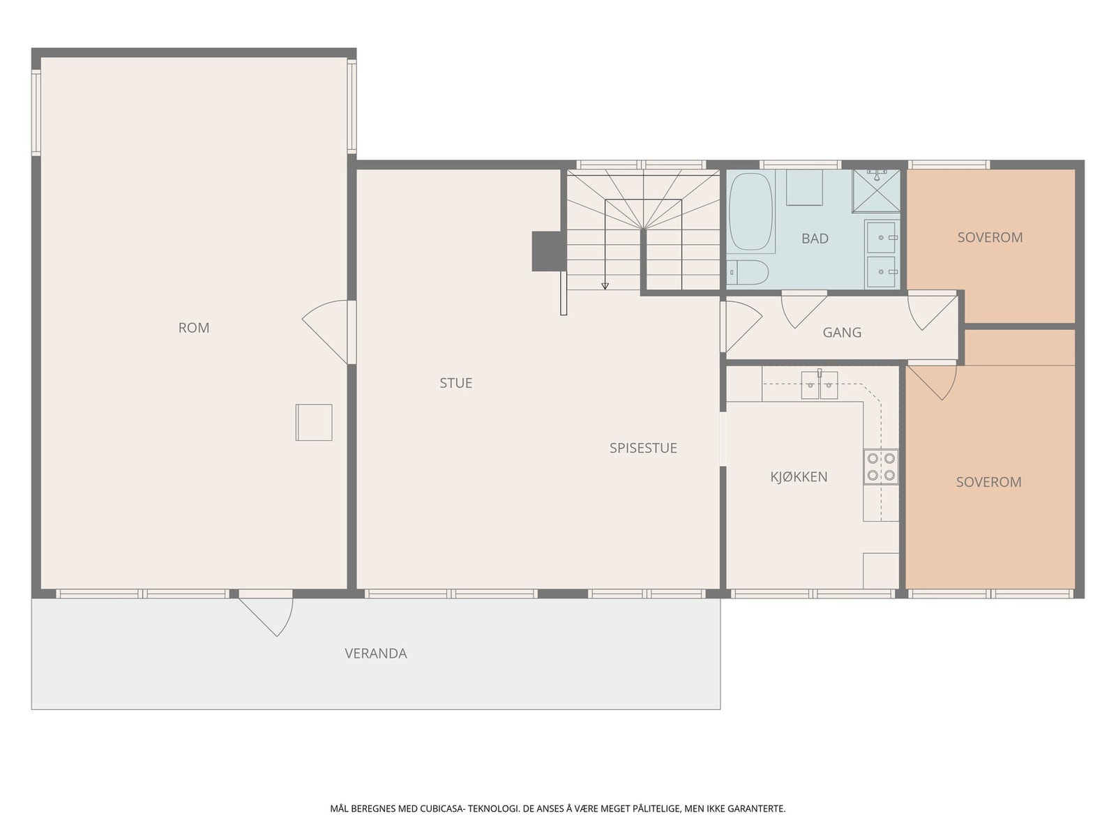 Planskisse 2 etg Galleribilde