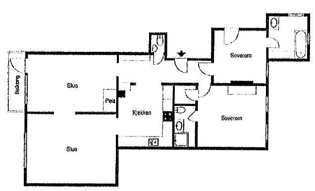 Plantegning. Galleribilde