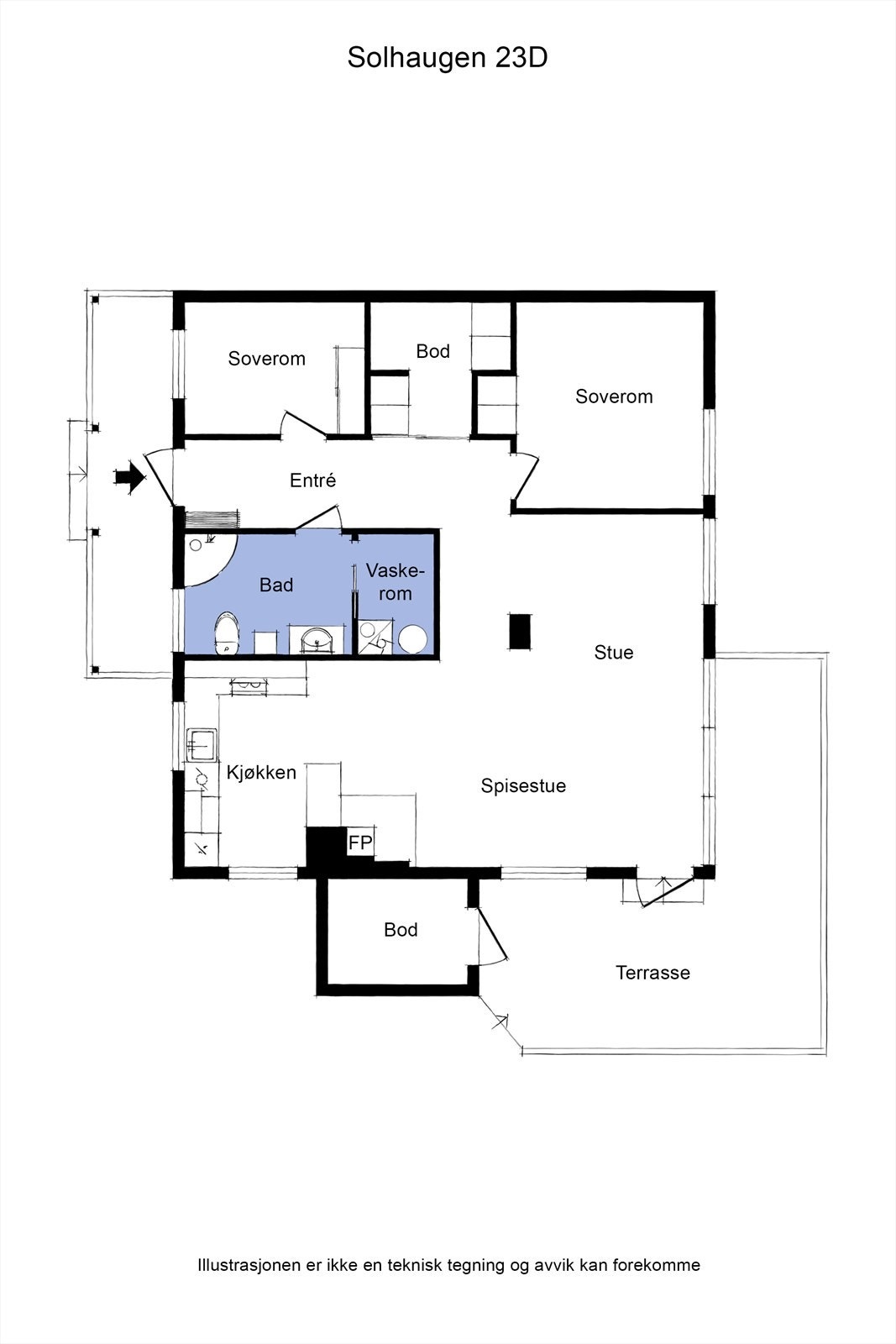 Plantegning Galleribilde