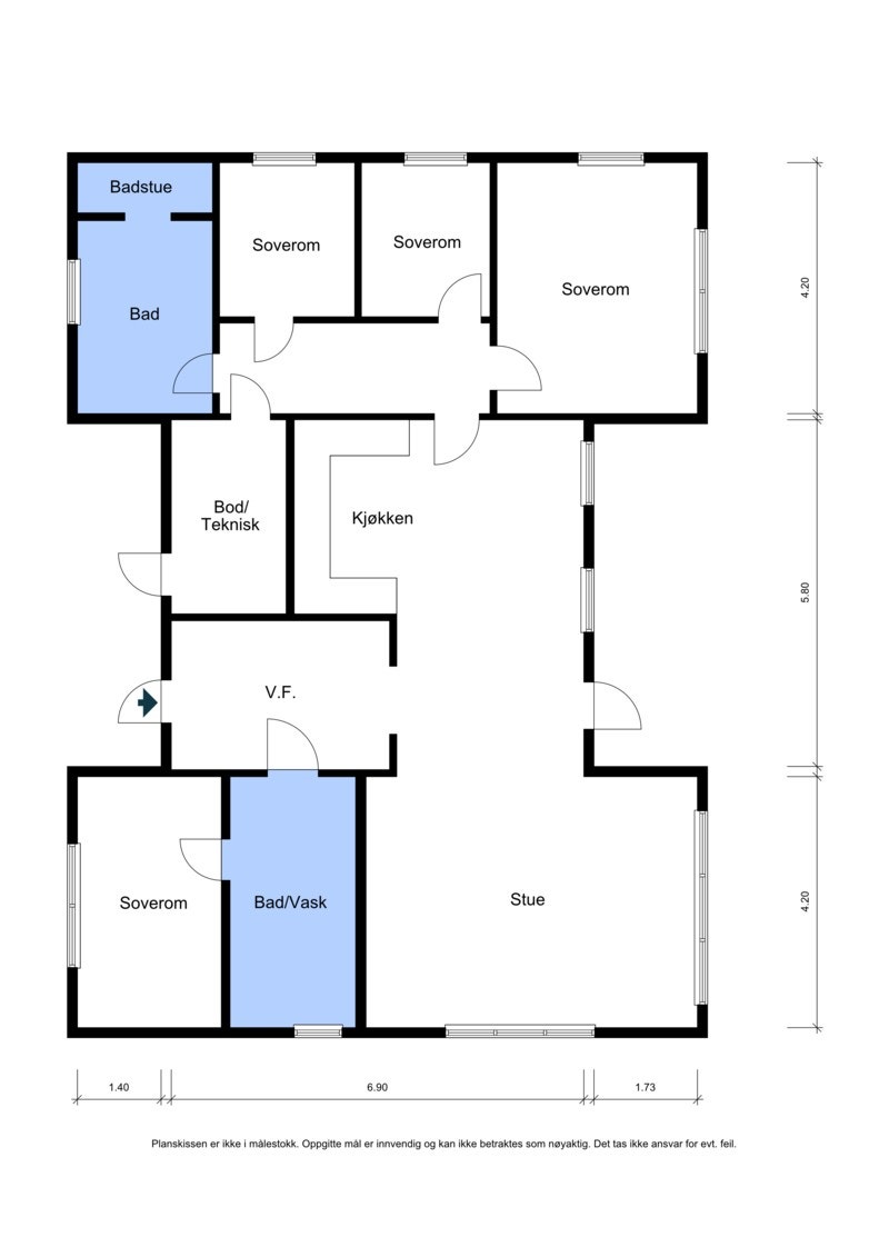 Plantegning Galleribilde