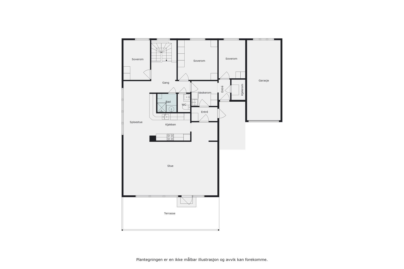 Plantegning hovedetg Galleribilde