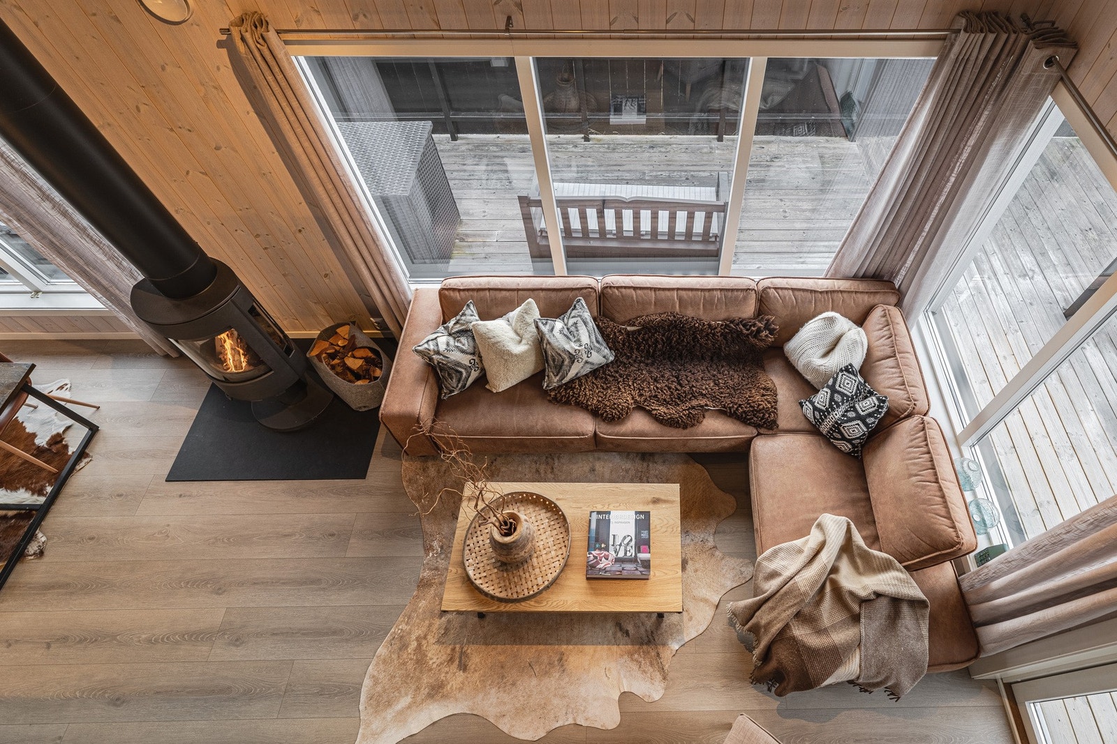 "Utsikt" fra hemsen. Galleribilde