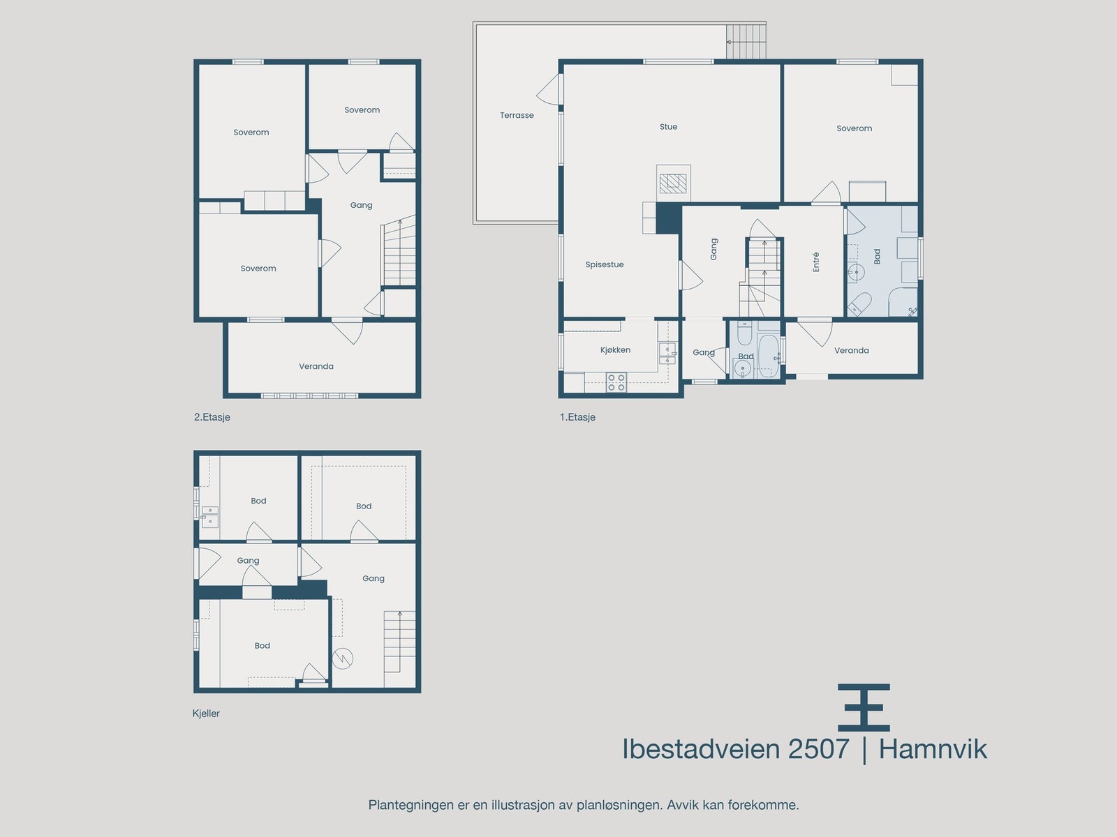 Plantegninger samlet Galleribilde