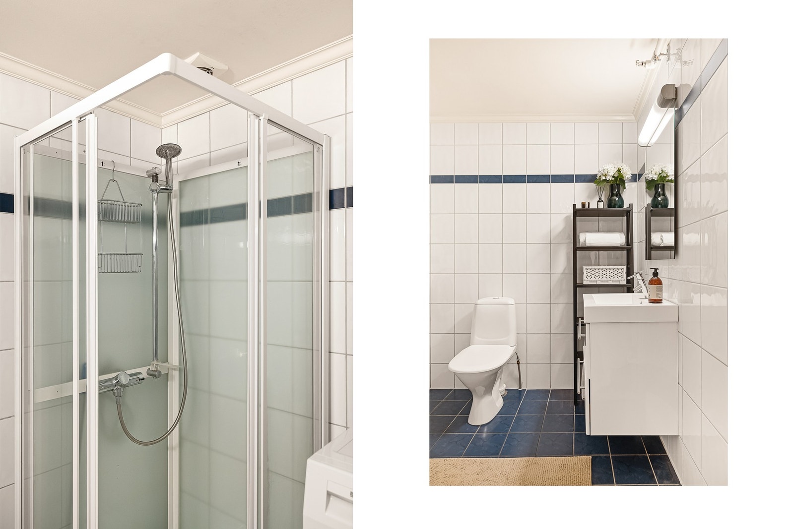 Badet har en størrelse på 4,3kvm. Galleribilde