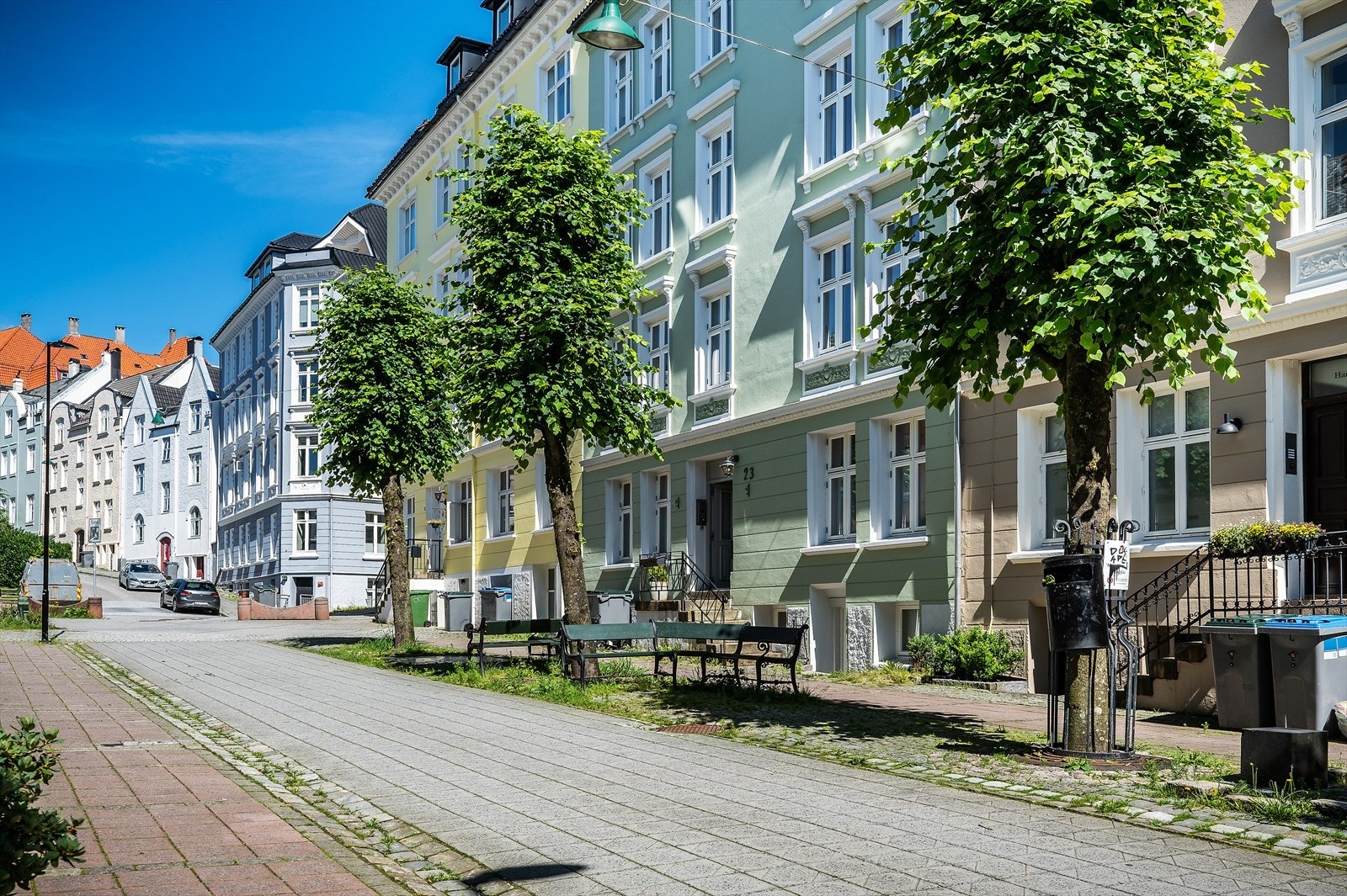 - En nydelig leilighet beliggende i en rolig og bilfri gate i populære Sandviken - Galleribilde