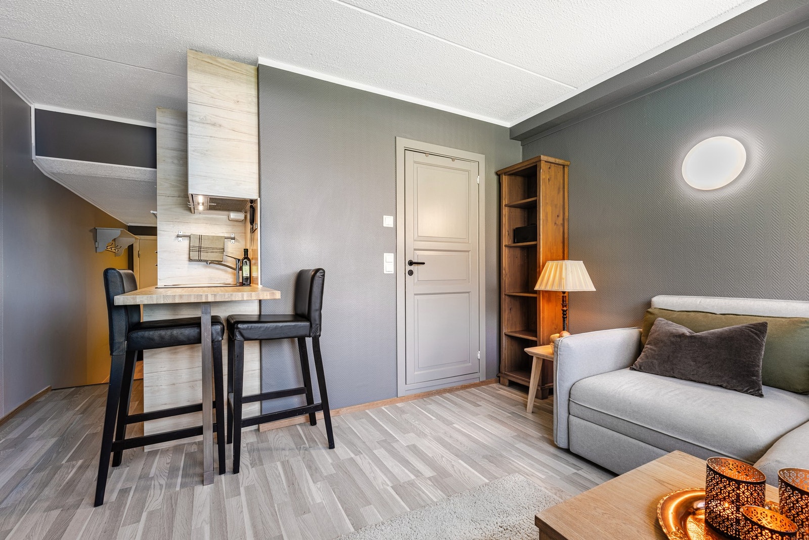 Åpen stuekjøkkenløsning. Galleribilde