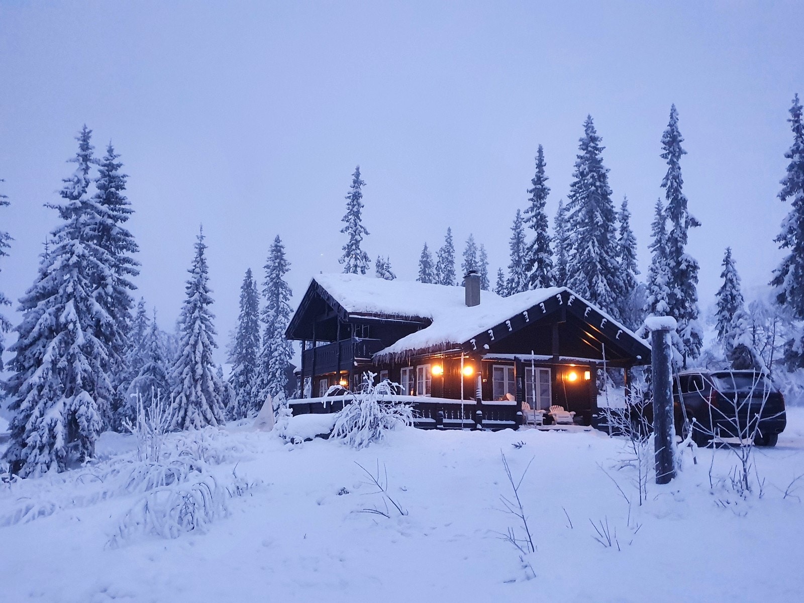 Vinter i Eltdalen Galleribilde