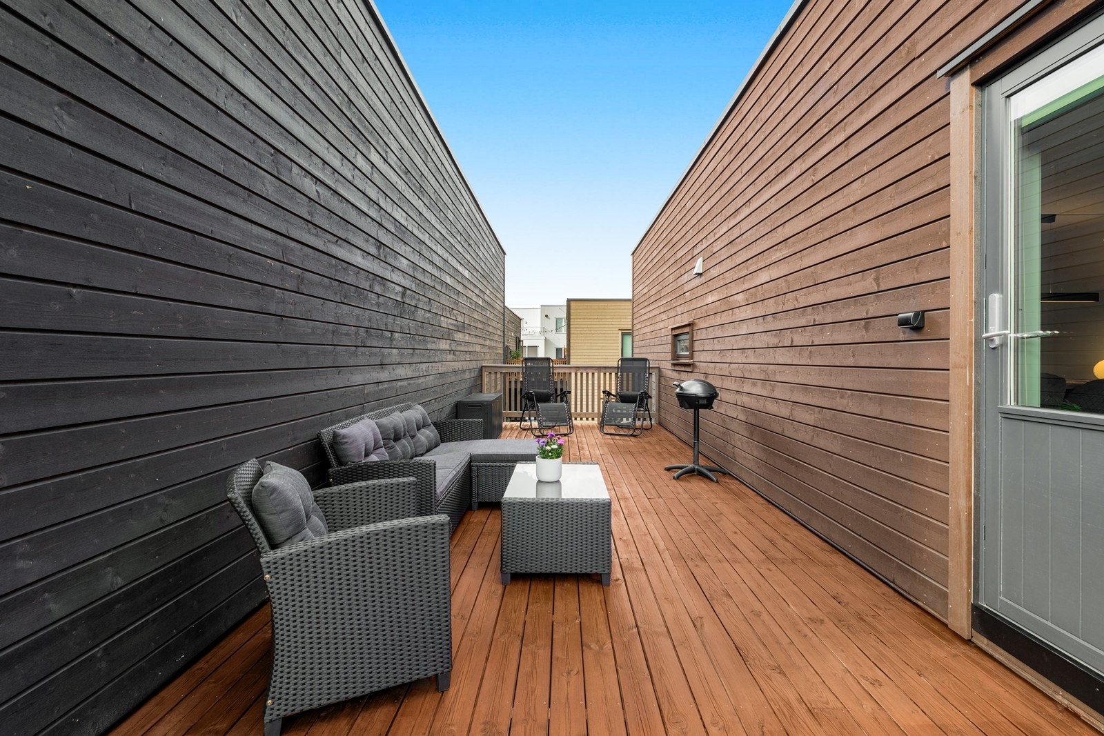 Her kan man nyte lange sommerdager. Galleribilde