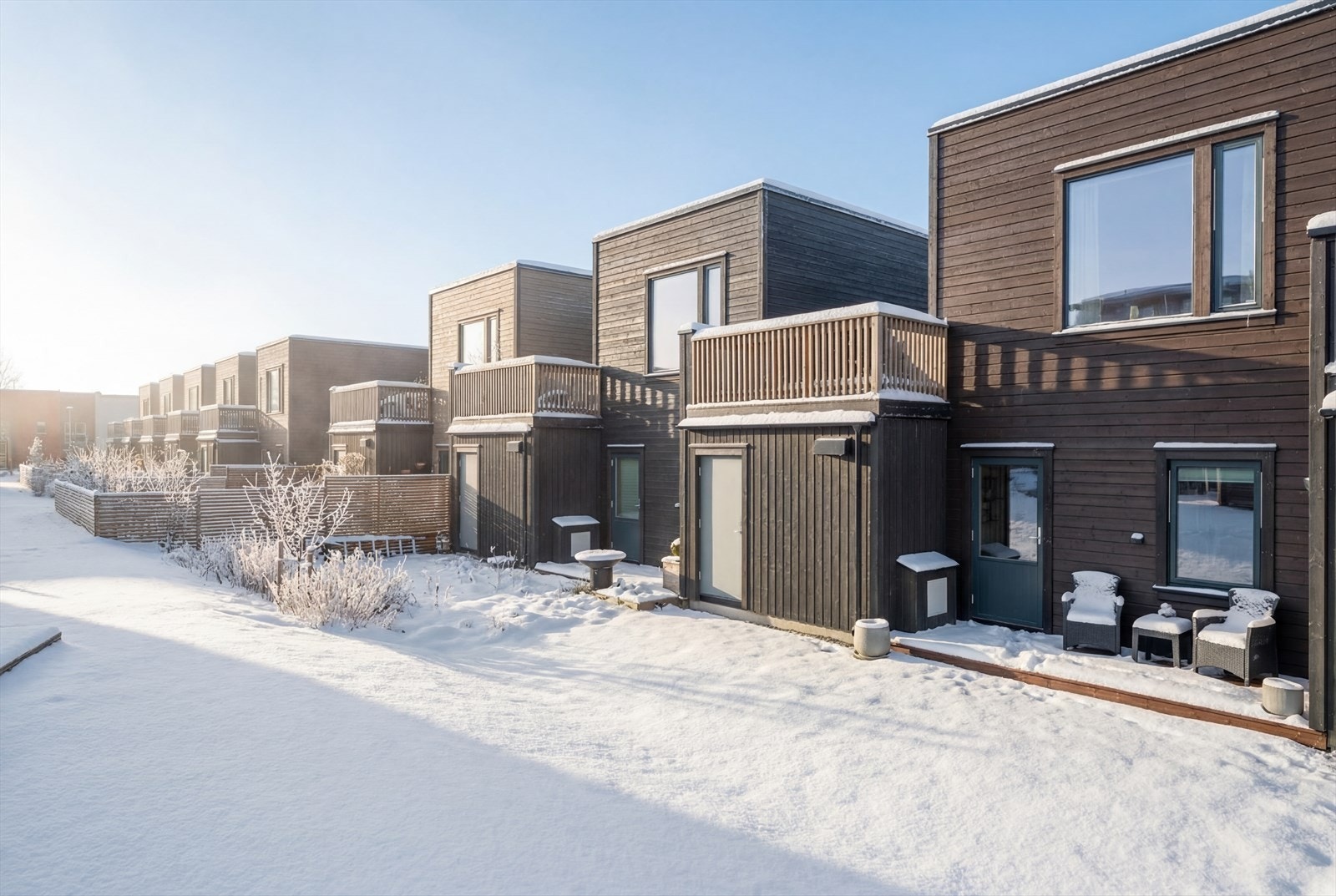 Fasade på baksiden Galleribilde