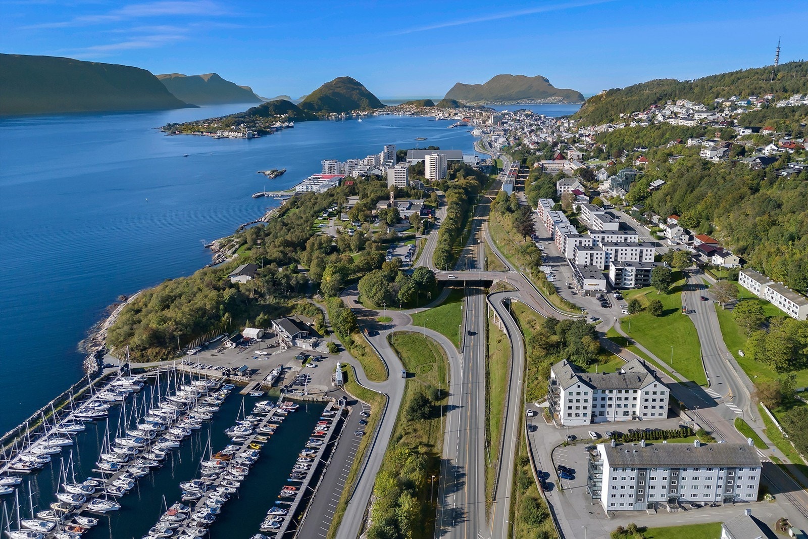 Dronebilde Galleribilde