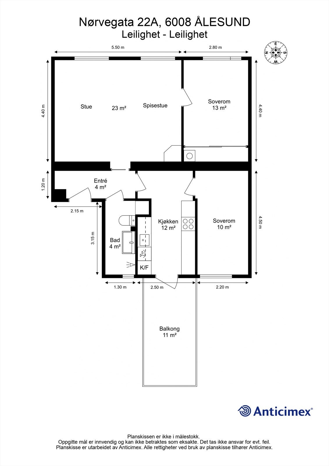 Plantegning Galleribilde