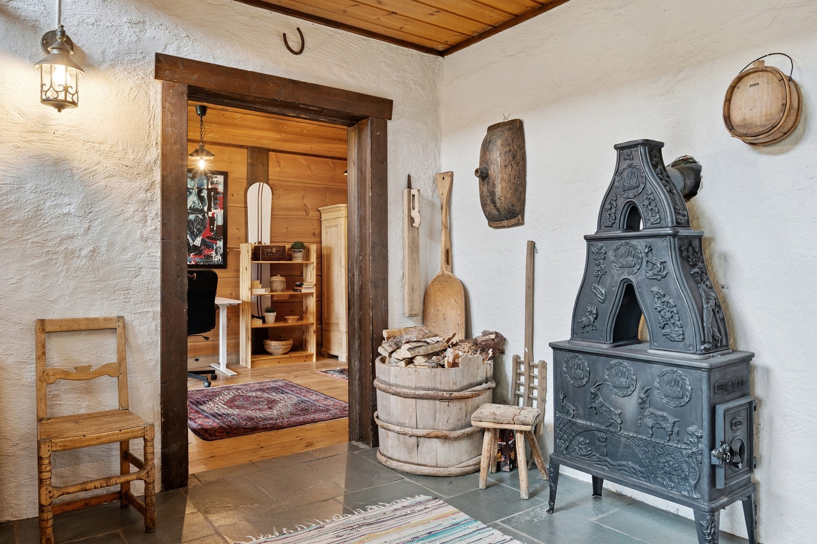 Den flotte etasjeovnen holder godt på varmen. Galleribilde