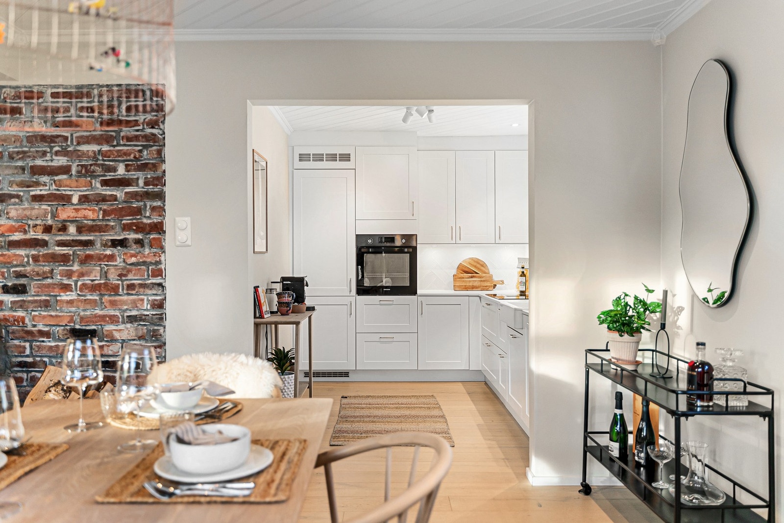 En lekker leilighet med en lun og hjemmekoselig atmosfære. Galleribilde