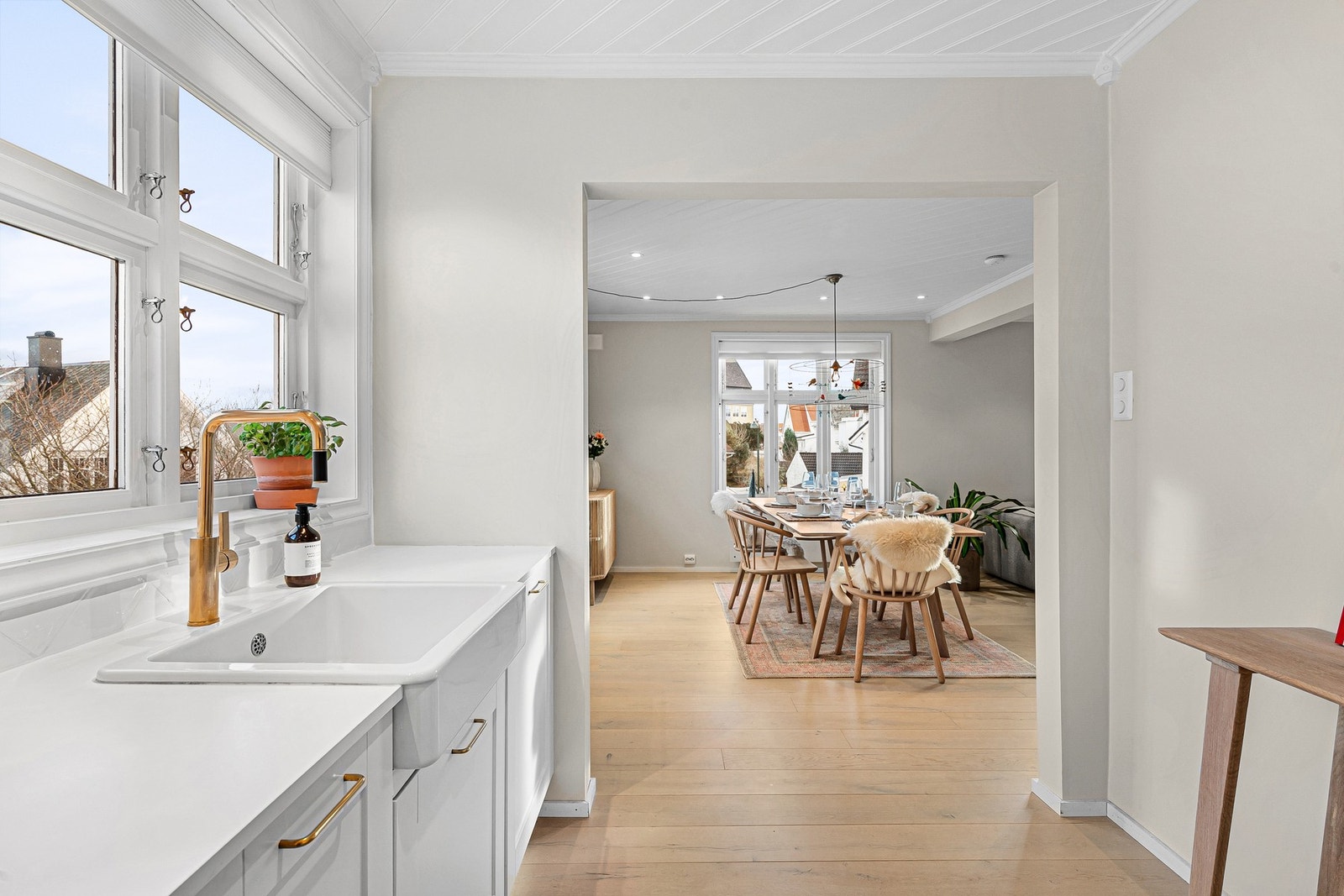 Åpen løsning ut mot spisestuen. Galleribilde