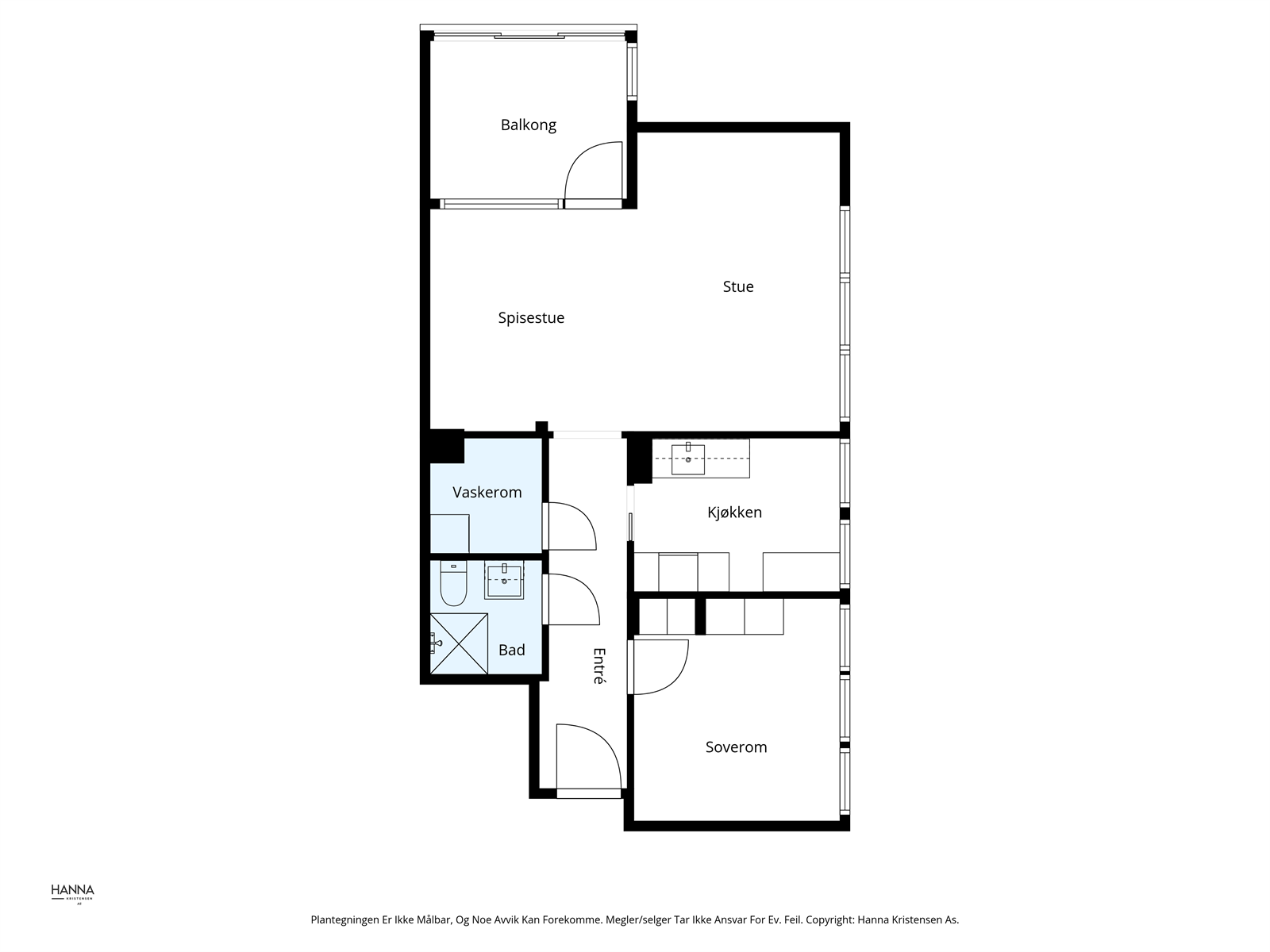 Smart og arealeffektiv planløsning Galleribilde