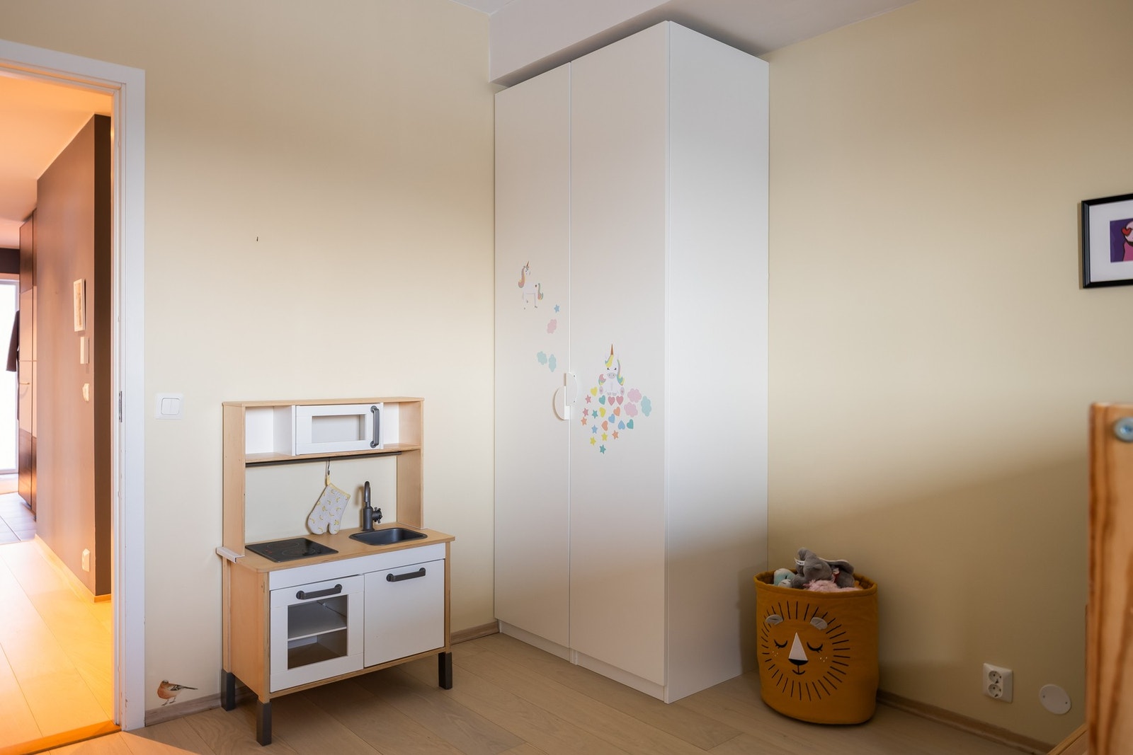 Her har man plass til både lekesone, samt leksepult Galleribilde