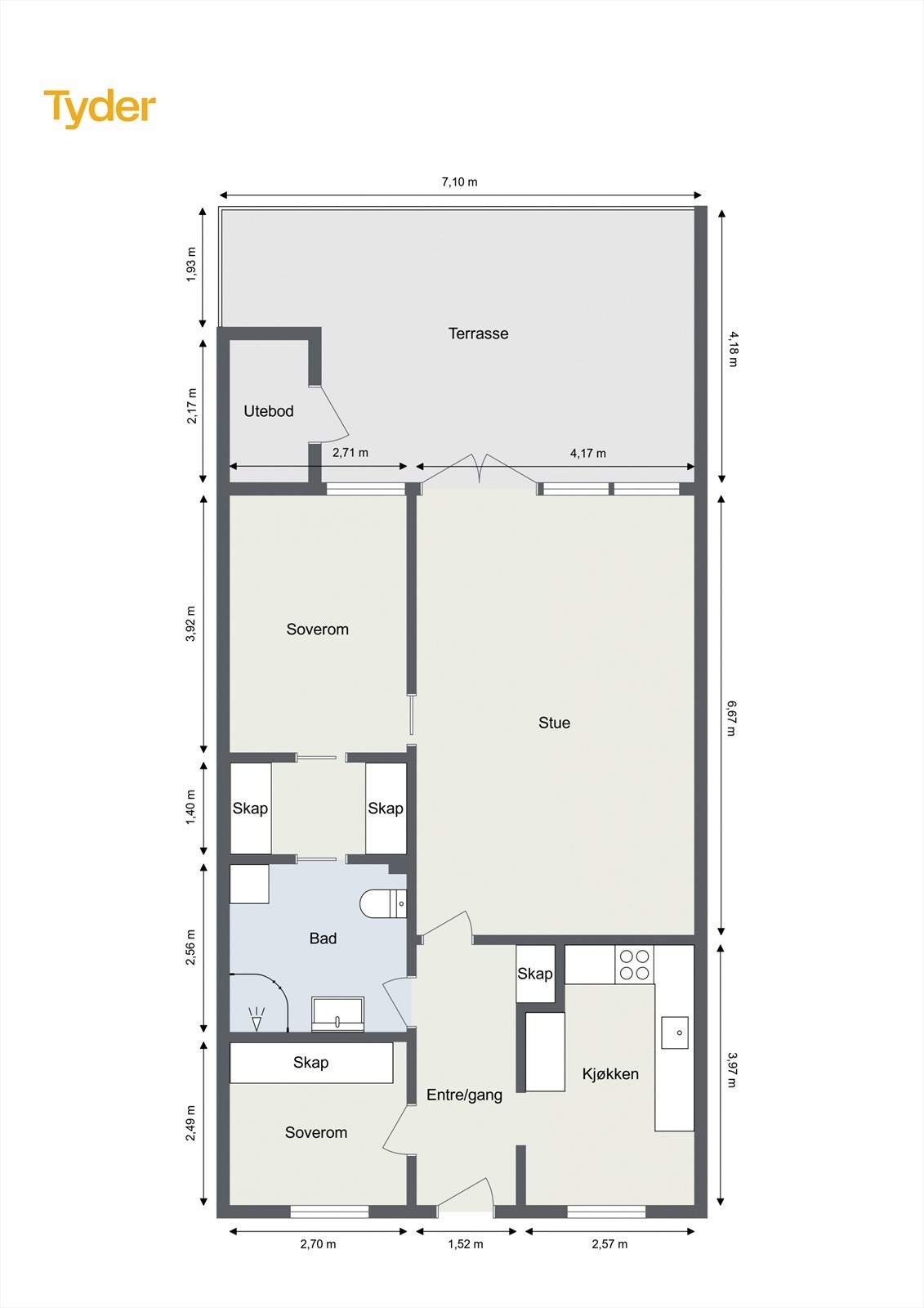 Plantegning Galleribilde