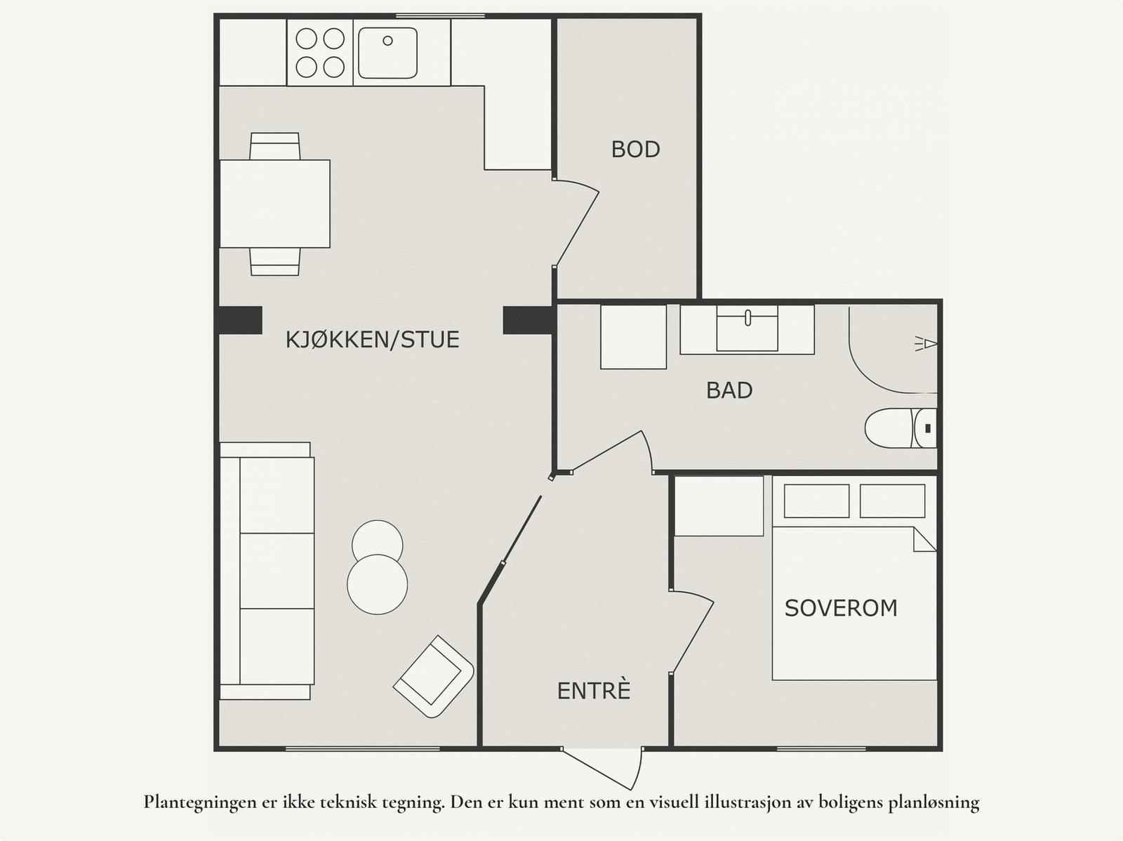 Plantegning. Galleribilde