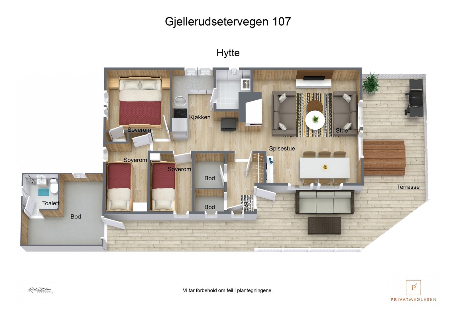 Plantegning Galleribilde