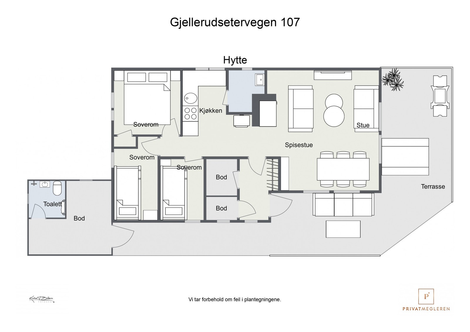 Plantegning Galleribilde