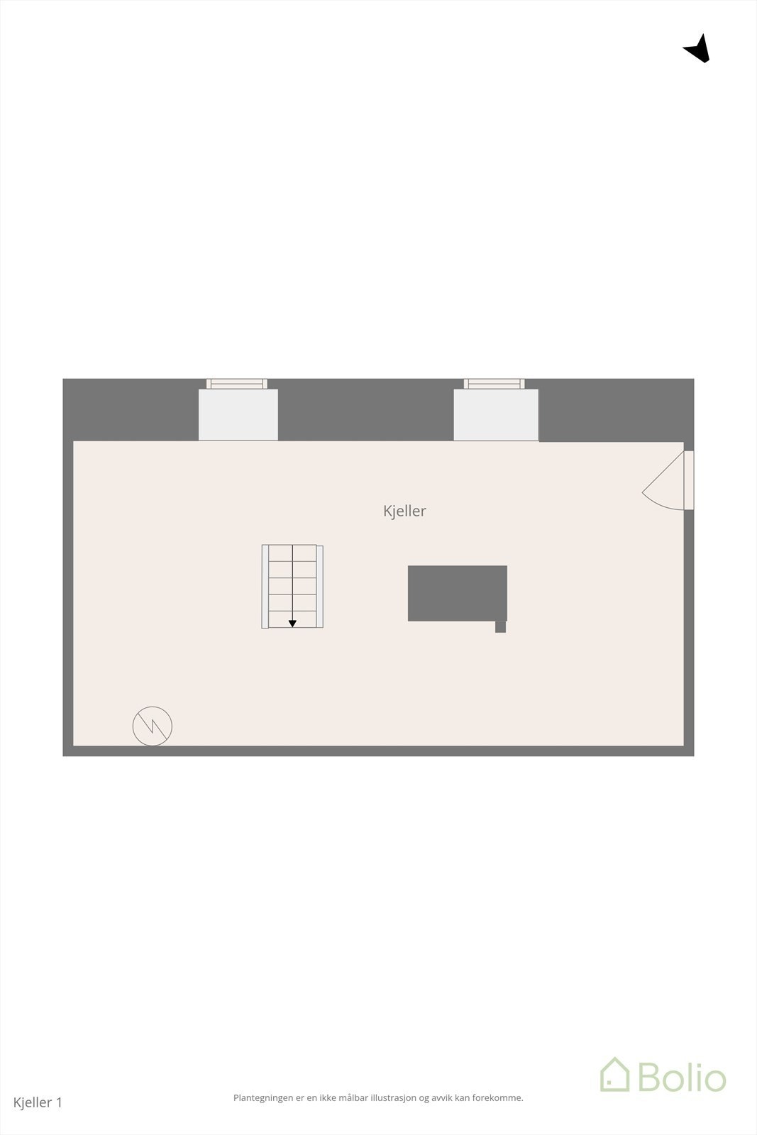 Plantegning Galleribilde