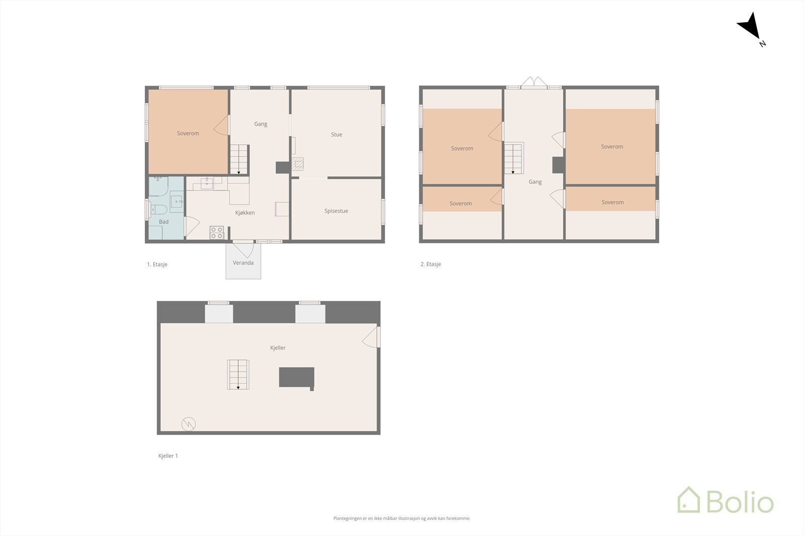 Plantegning Galleribilde