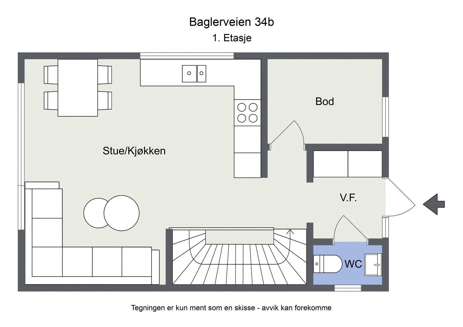Første etasje. Galleribilde