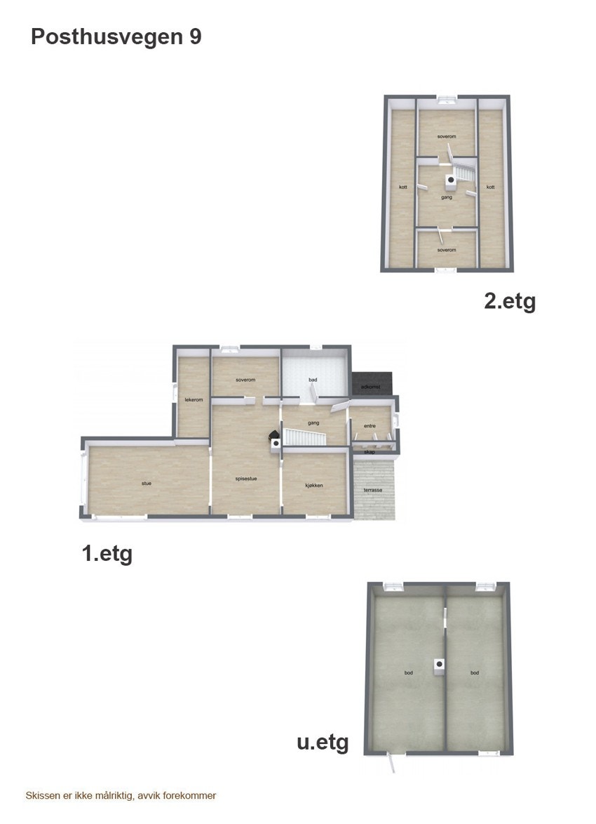 Plantegning oversikt Galleribilde