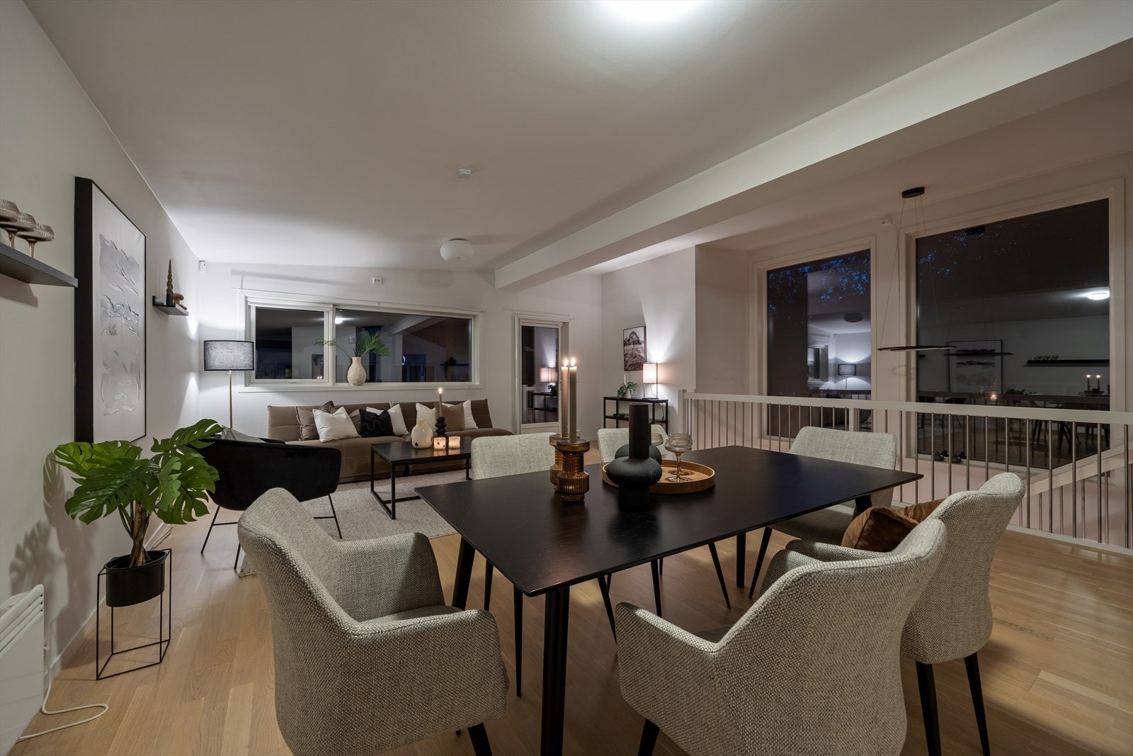 Stemningsbilde fra stuen. Galleribilde