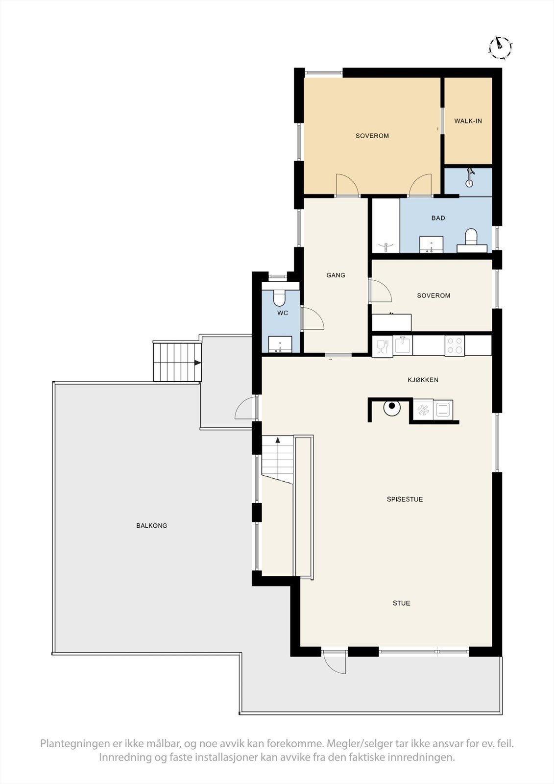 Boligen har en svært familievennlig planløsning. Galleribilde