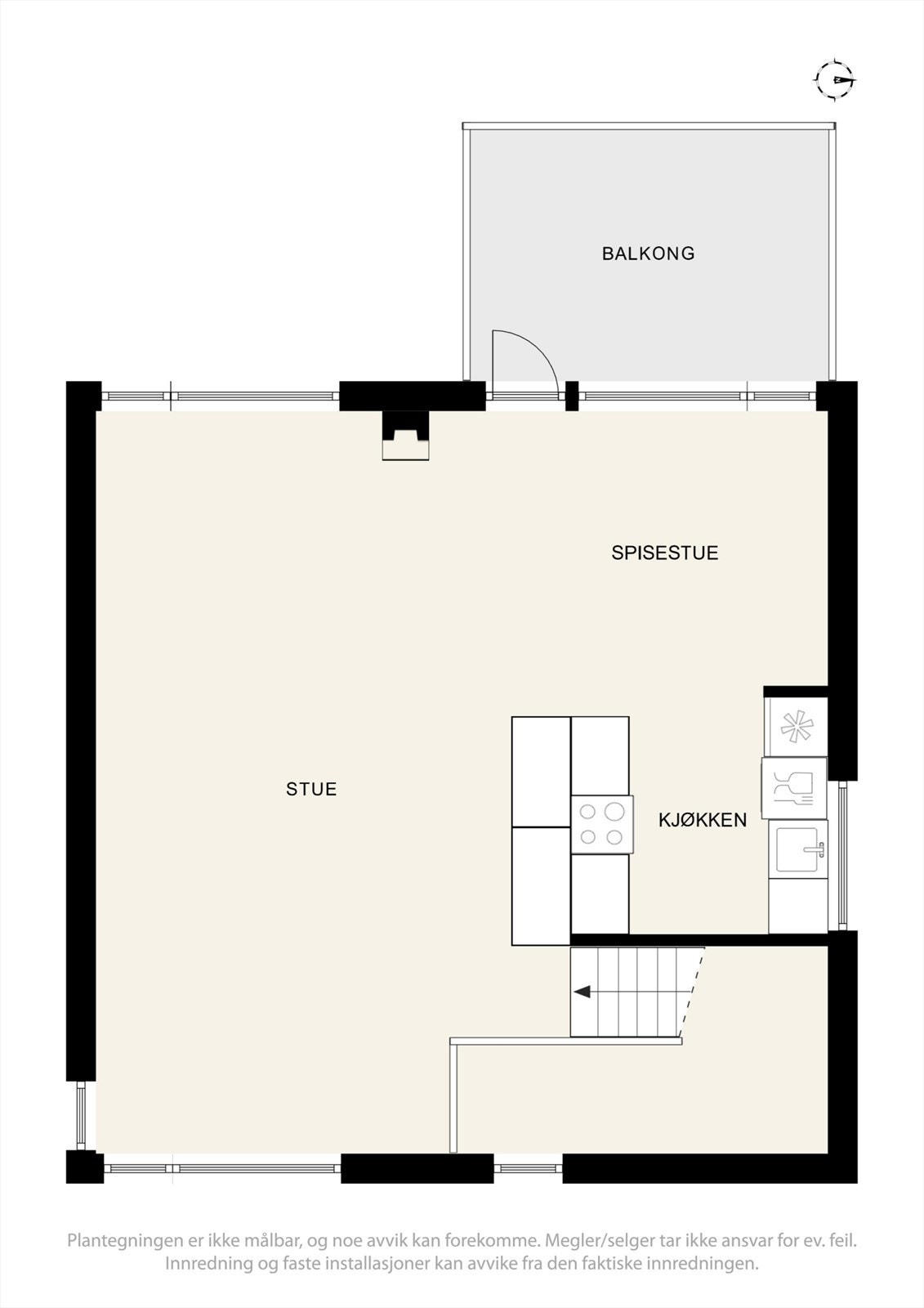 Plantegning 2. etasje Galleribilde