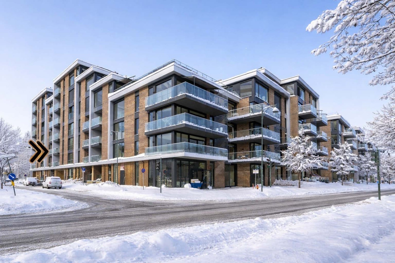 Leiligheten ligger i Svanegangen som ligger ypperlig til like ved Bystranda. Galleribilde