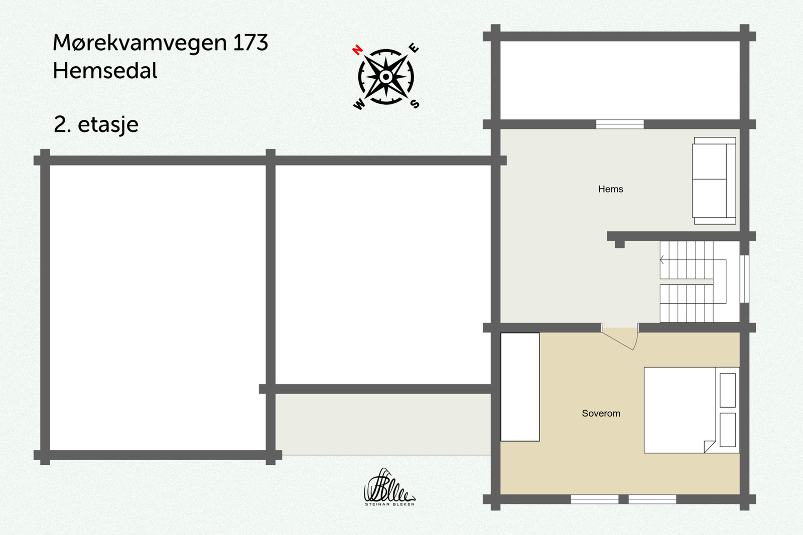 Plantegning 2. etasje. Galleribilde