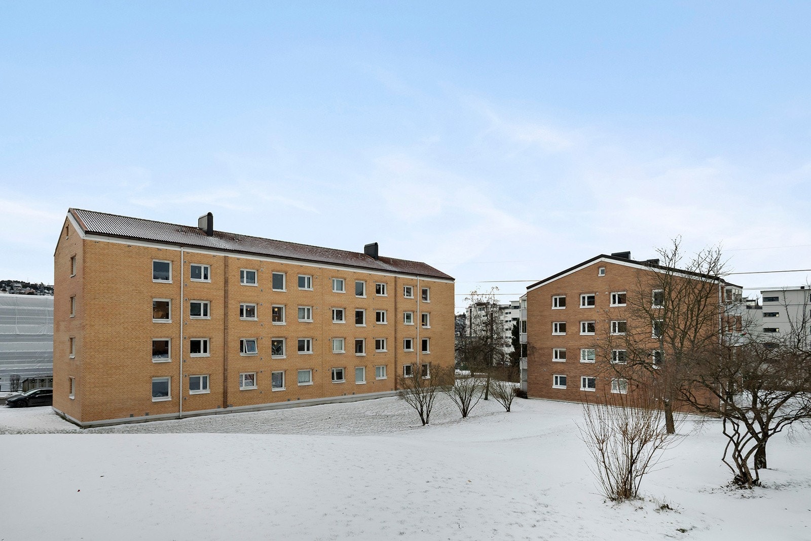 Barnevennlig omgivelseer, med store, parkmessige fellesarealer og gode muligheter for uteaktivitet. Galleribilde