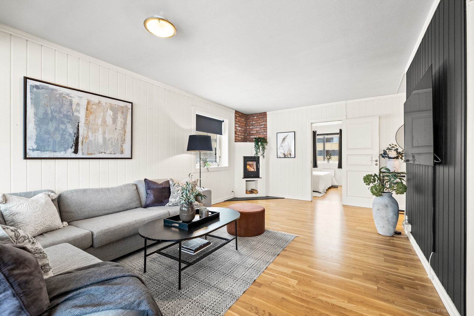 Plass til sofagruppe i stue Galleribilde