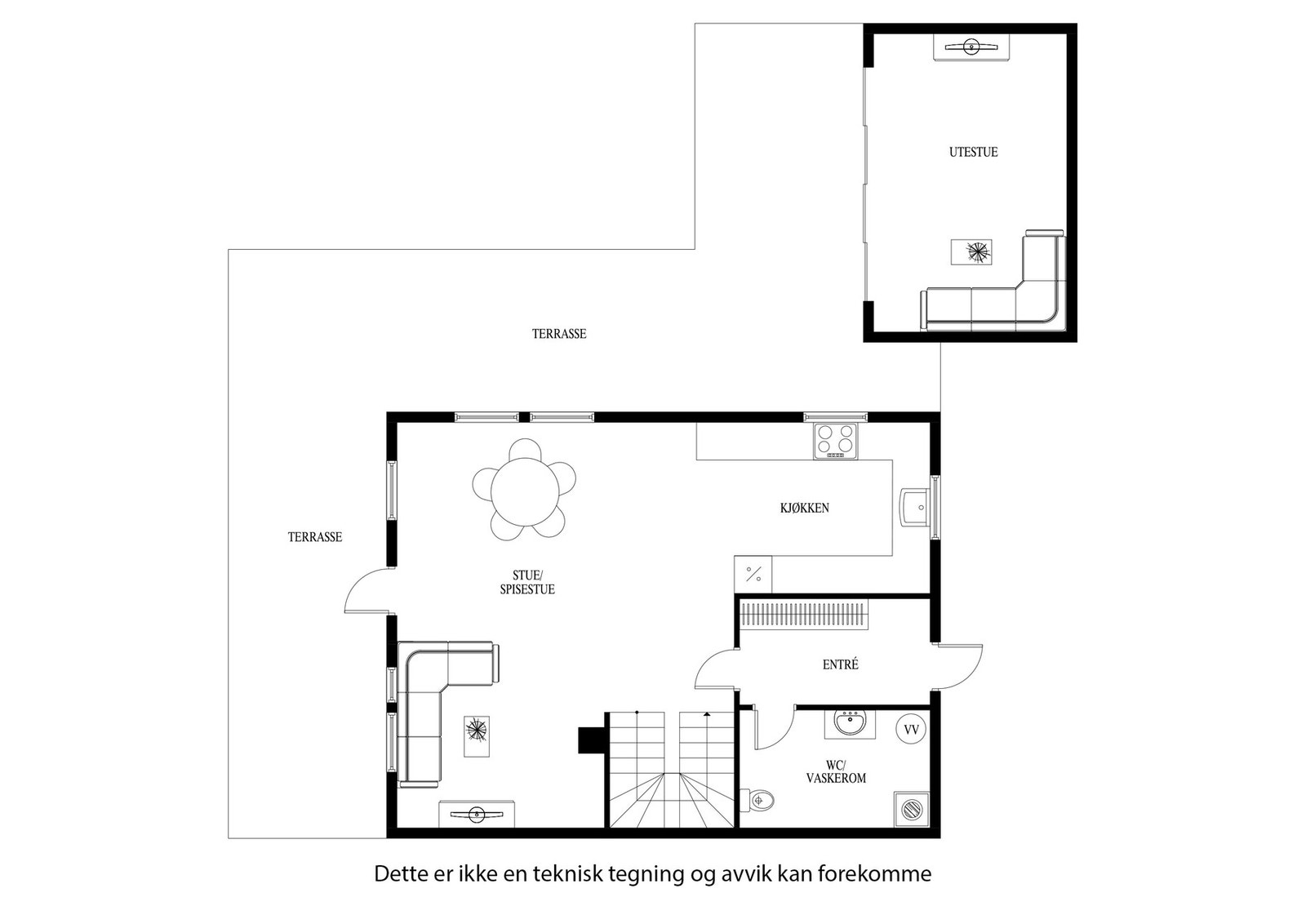 Plantegning - 1. etasje Galleribilde