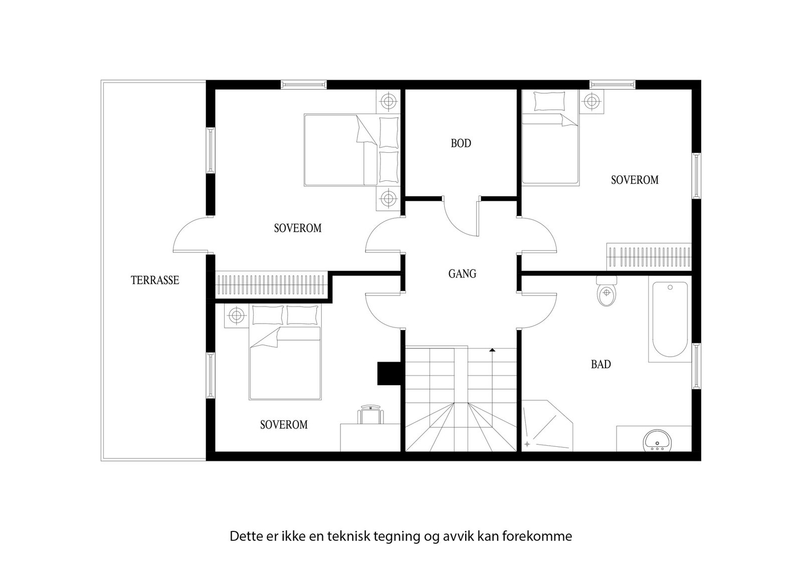 Plantegning - 2. etasje Galleribilde