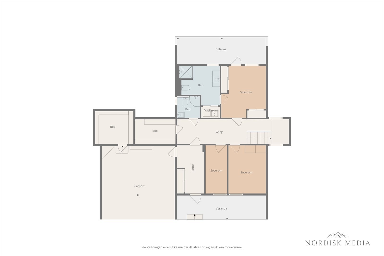 Plantegning 1.etasje. Galleribilde