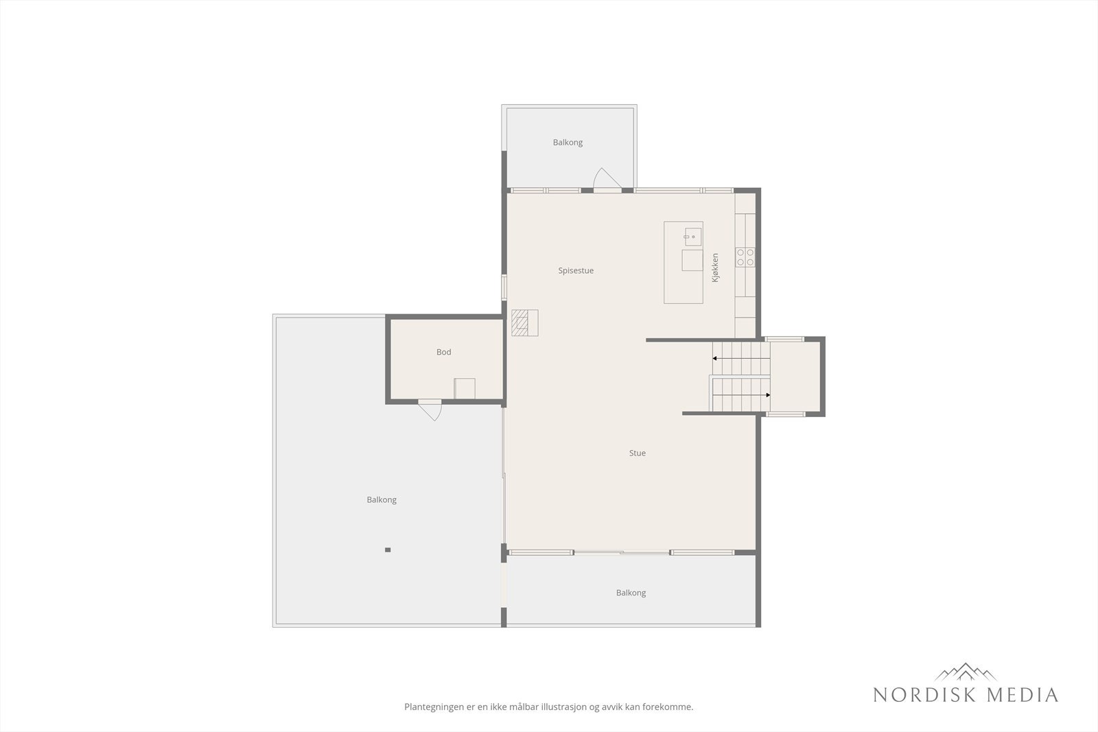 Plantegning 2. etasje. Galleribilde